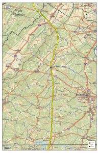 General location map for the Spectra Energy Pipeline Project.