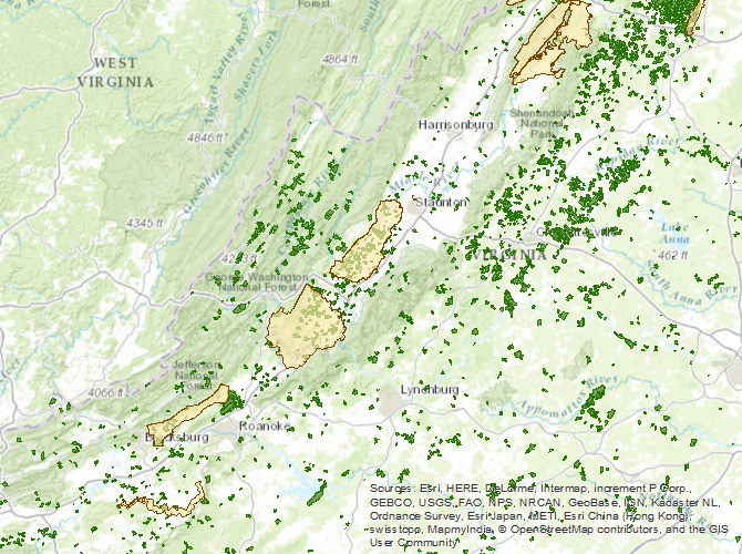 Explore VOF's conserved lands online with interactive Map Room