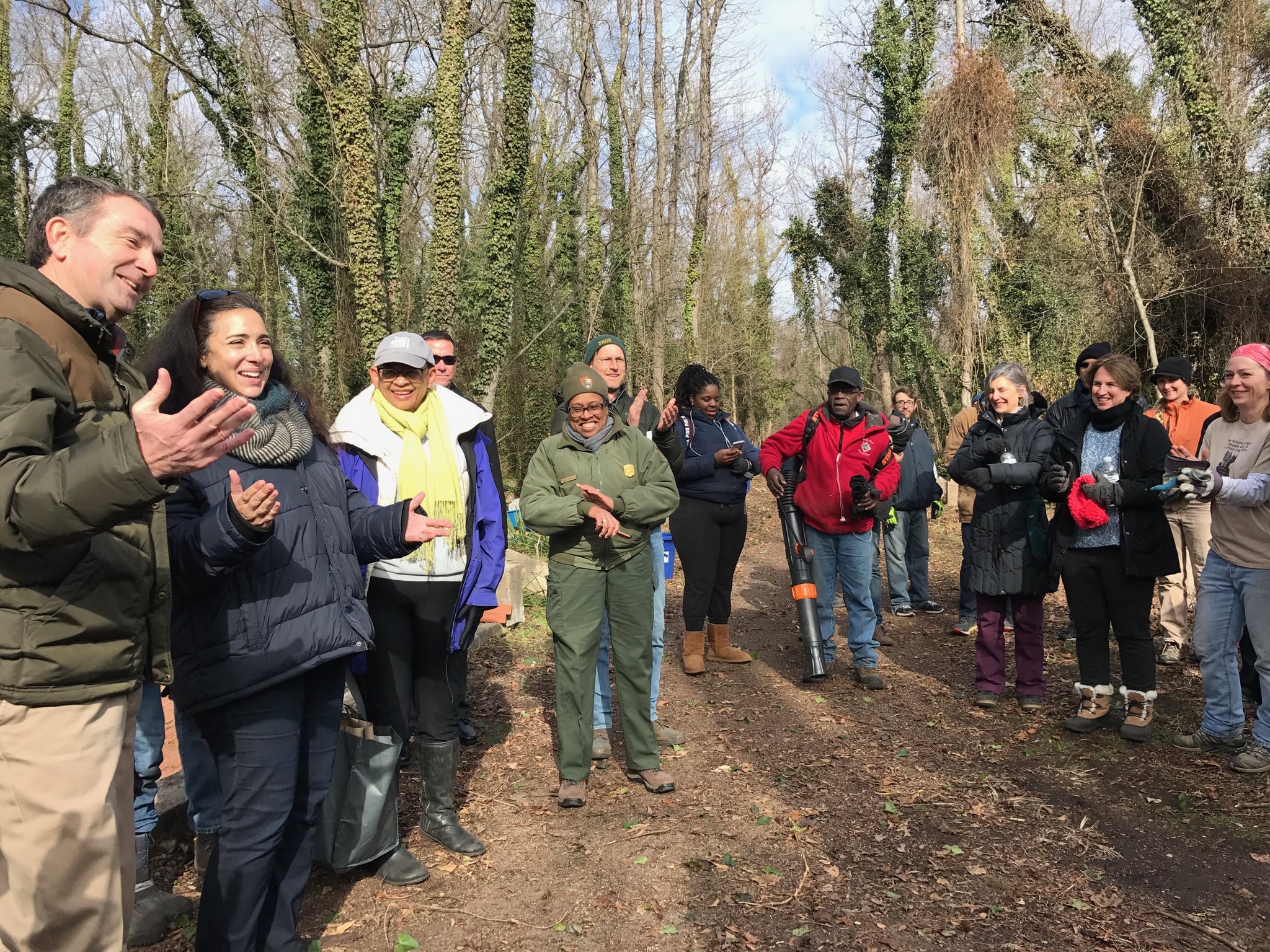 VOF volunteer team celebrates “A Day of Service” at Evergreen Cemetery