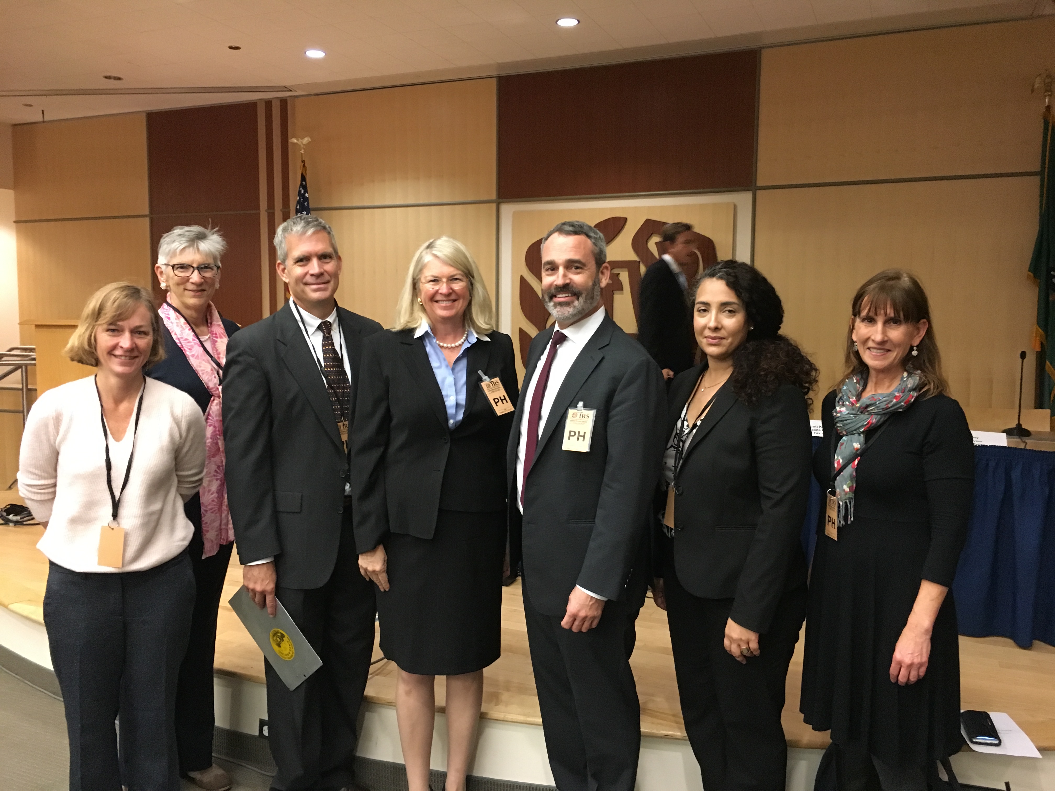 VOF reps and others at IRS hearing
