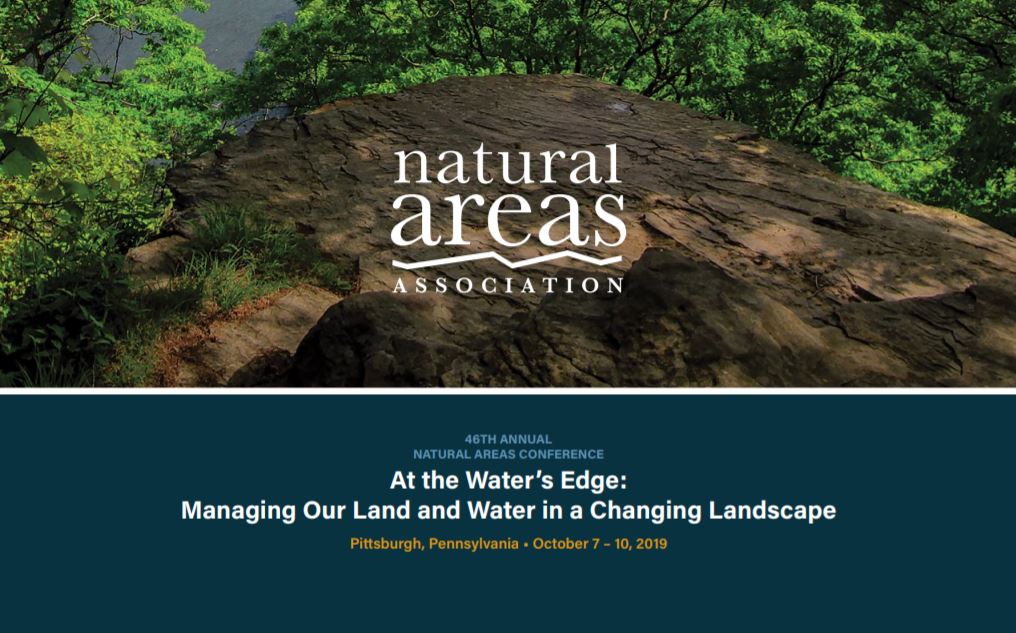 Preserve staff presents research at the 2019 Natural Areas Association Conference, Pittsburgh, PA