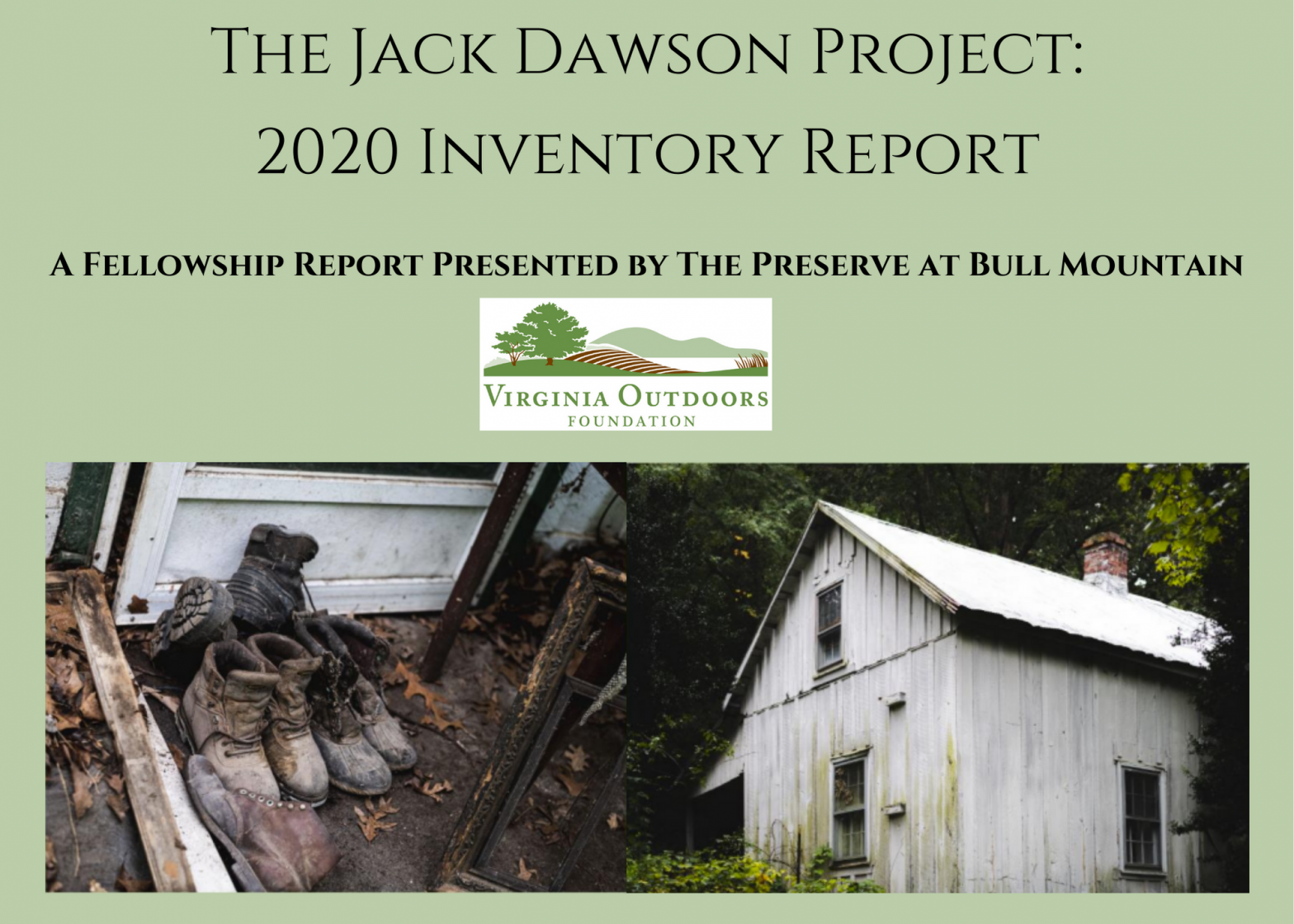 Jack Dawson Project 2020 Inventory Report