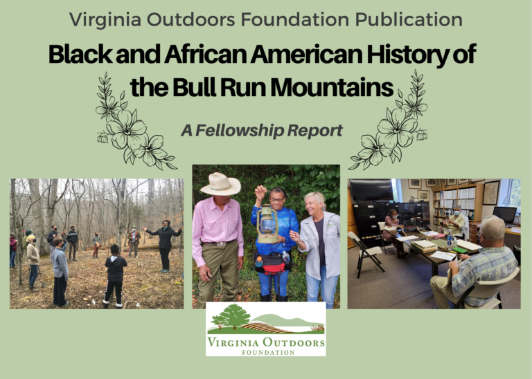 Black and African American History of the Bull Run Mountains: A Cultural History Fellowship Report