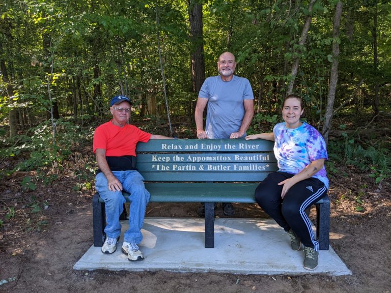 Volunteers have also installed benches along the trail.