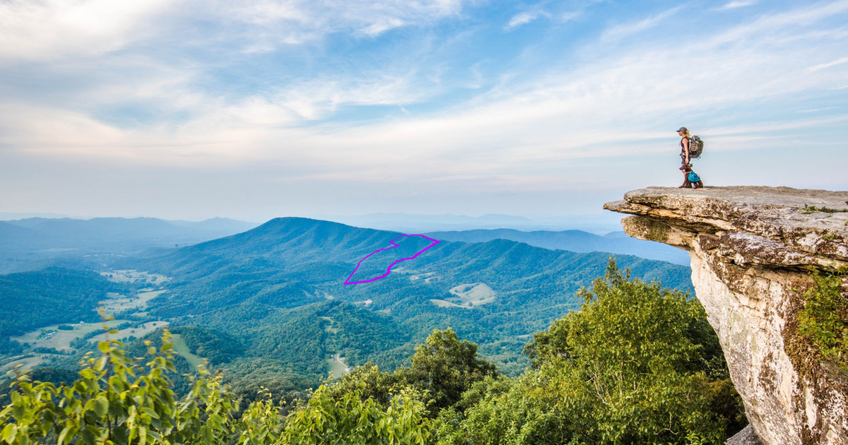AT Viewshed from McAfee Knob, Botetourt County