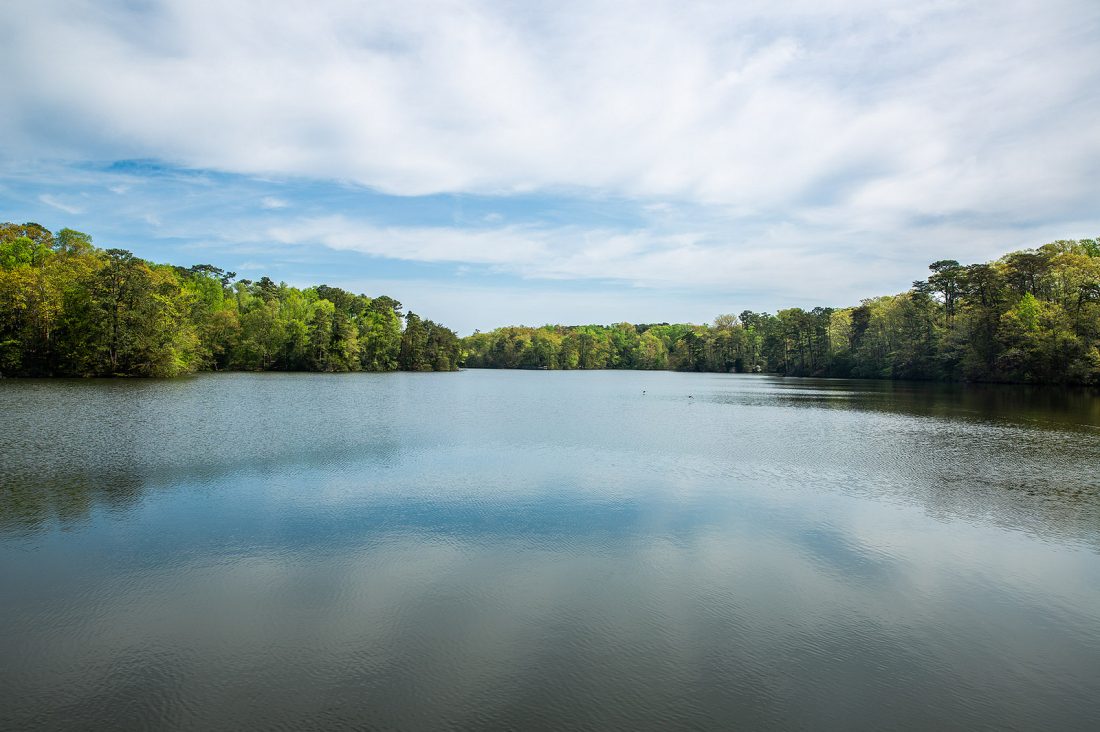 A grant from VOF will soon restore and improve access to The Mariners' Lake, a 167-acre reservoir that was once a popular spot for kayaking and fishing. Photos: The Mariners' Museum and Park.